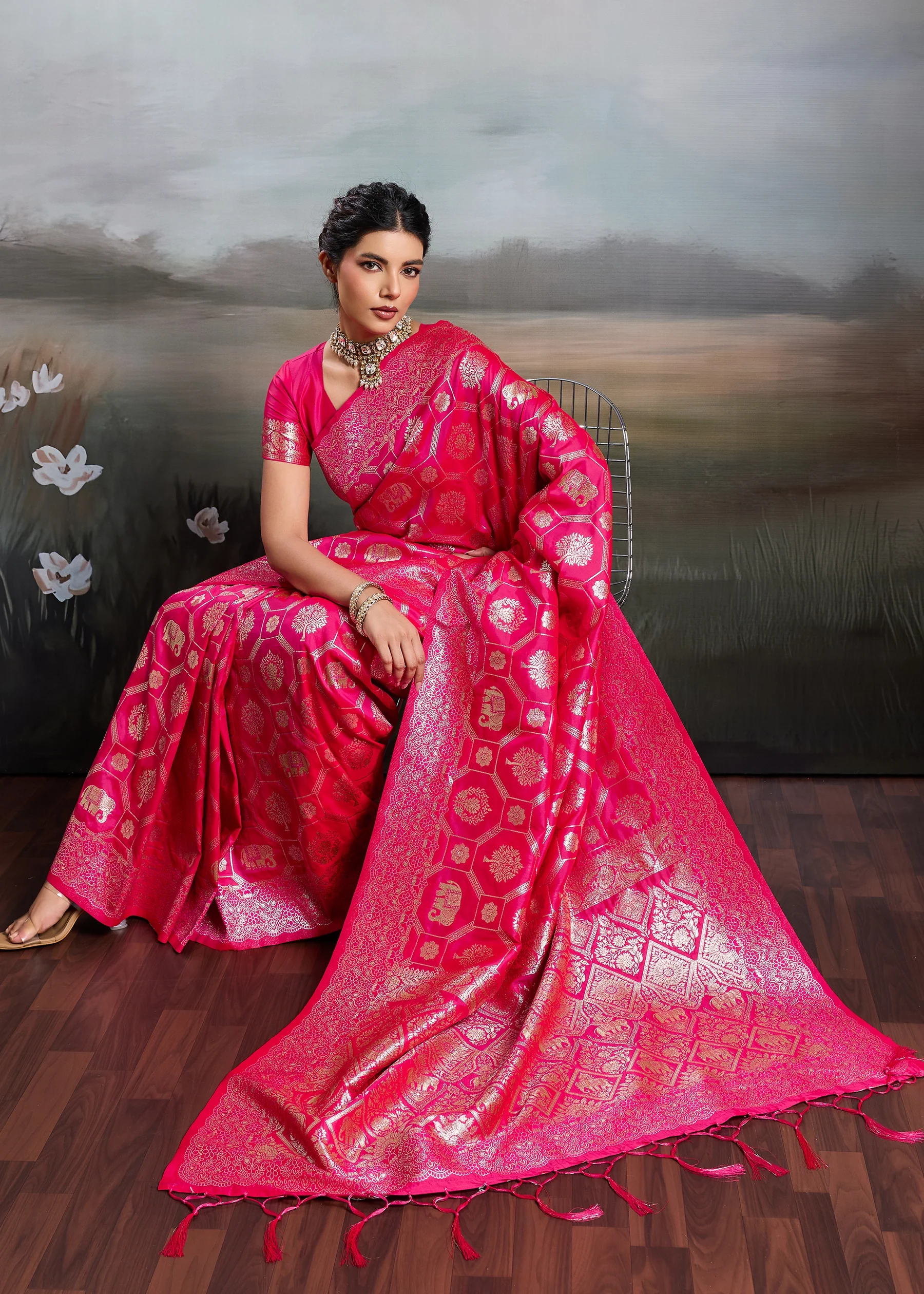 Banarasi Silk Saree — Festive Collection